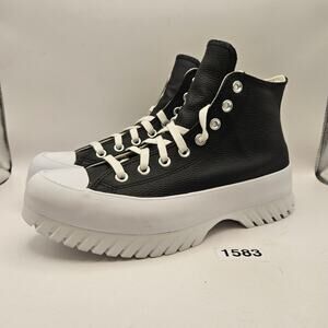 CONVERSE MEN'S 8.5 CHUCK TAYLOR ALLSTAR LUGGED 2.0 GENUINE LEATHER HI A03704C